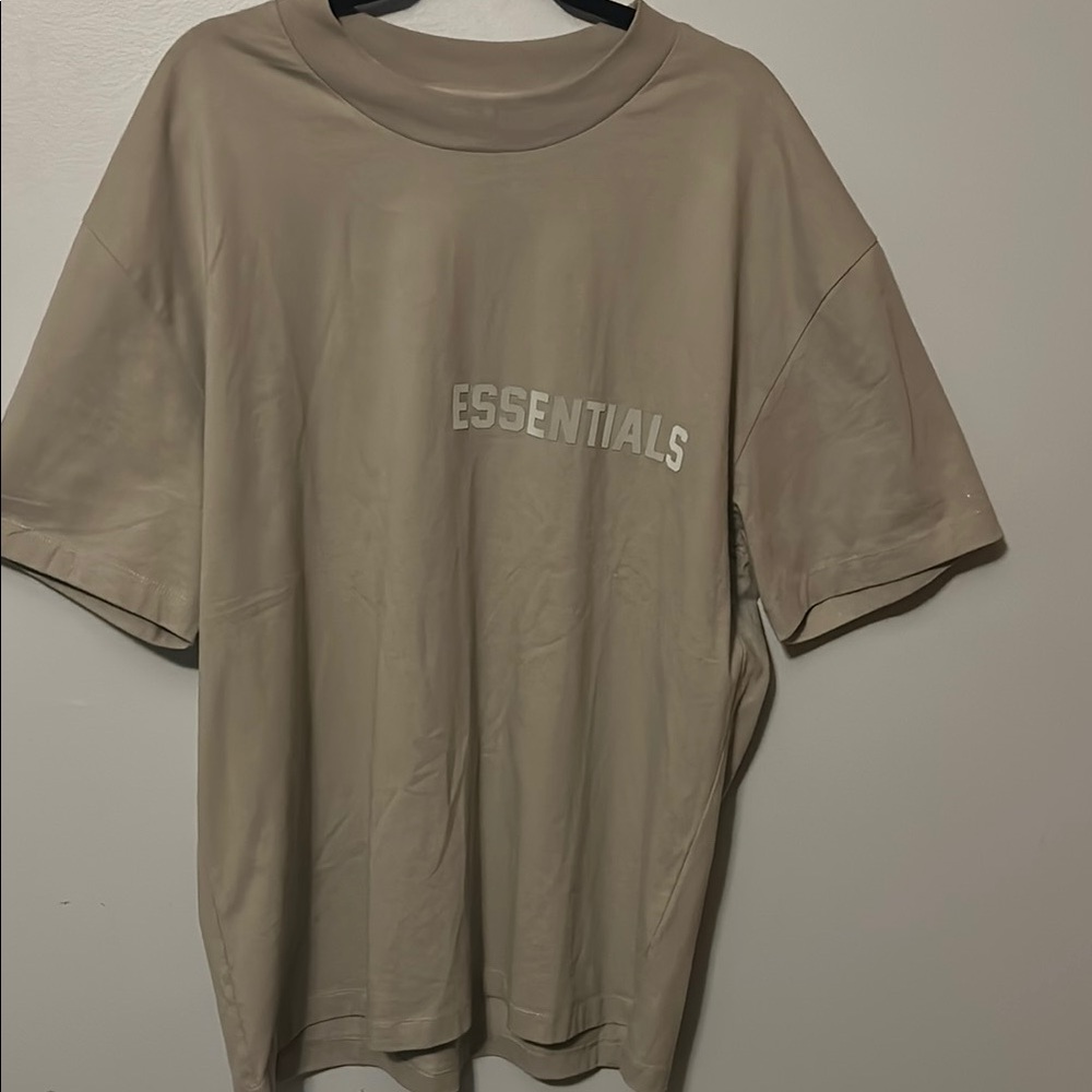 Fear of God Tan Short Sleeve Tee